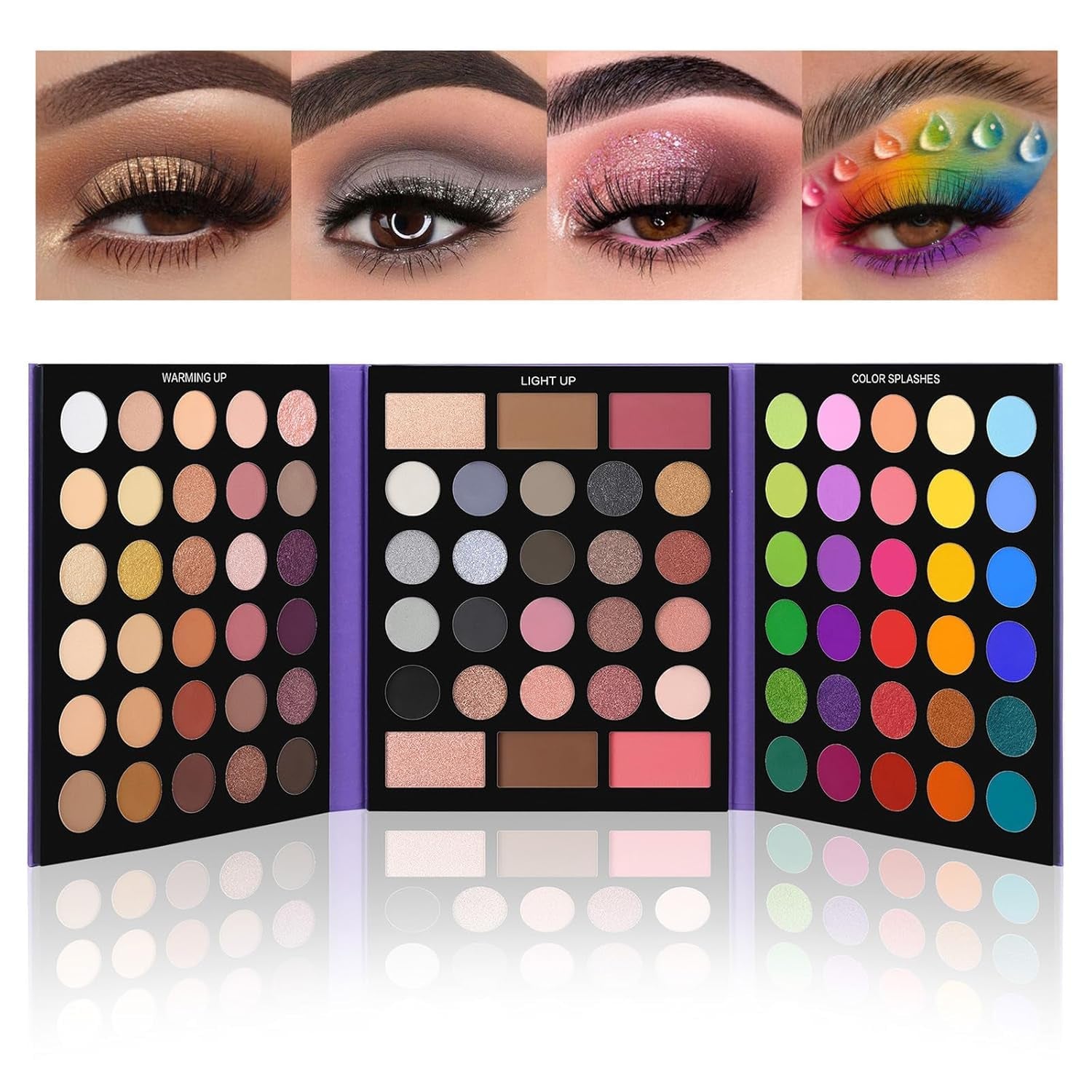 UCANBE 86-Shade Eyeshadow Palette & Brush Set