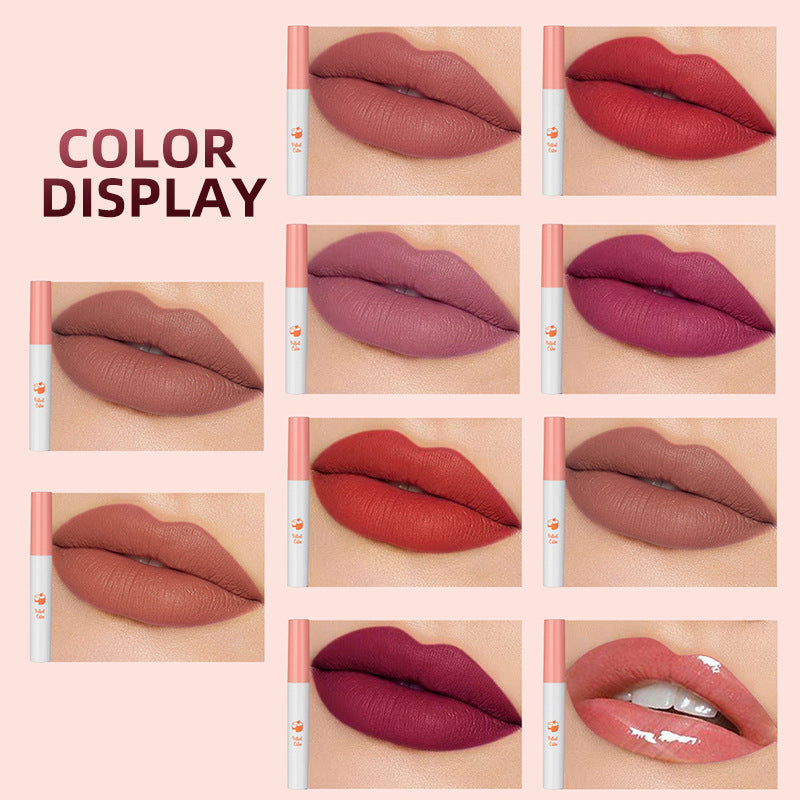 10 PCS Matte Velvet Liquid Lipstick Set