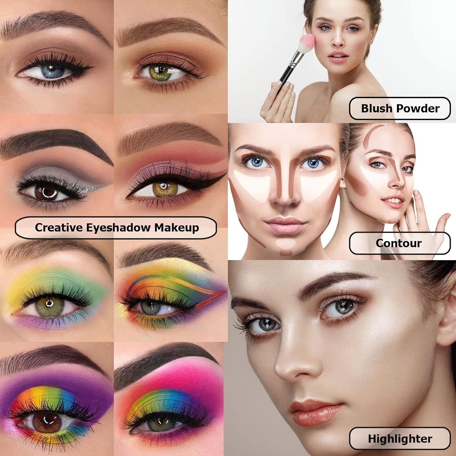 UCANBE 86-Shade Eyeshadow Palette & Brush Set