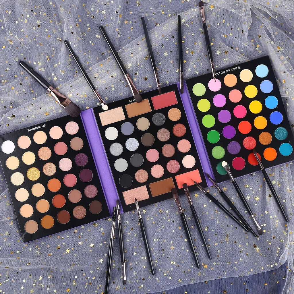 UCANBE 86-Shade Eyeshadow Palette & Brush Set