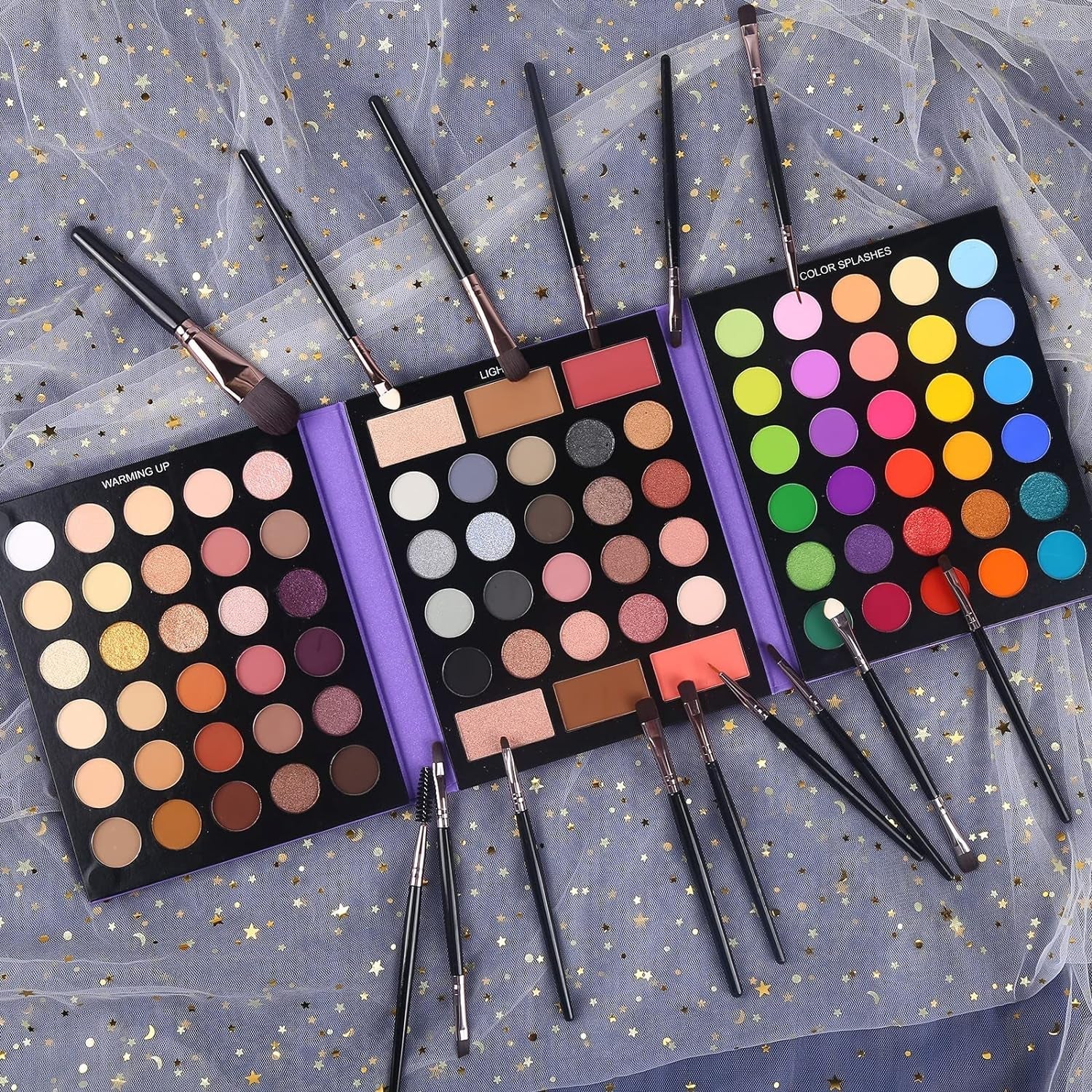 UCANBE 86-Shade Eyeshadow Palette & Brush Set