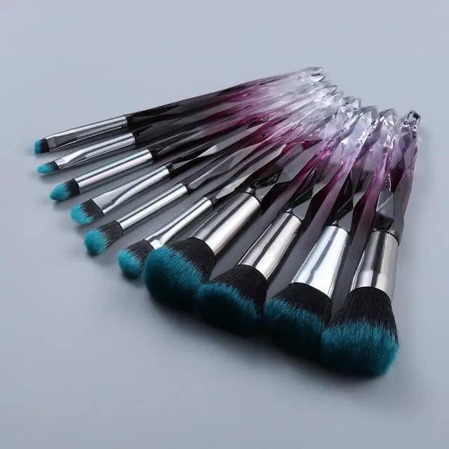 Luxury Cosmic Color Makeup Brushes