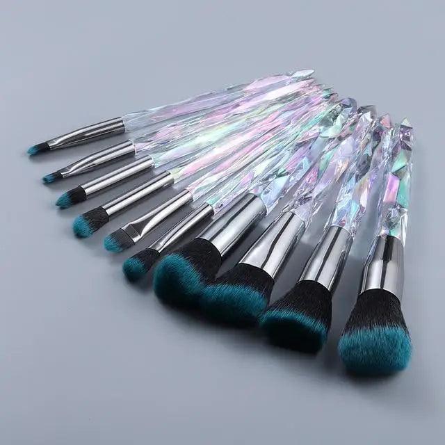 Luxury Cosmic Color Makeup Brushes