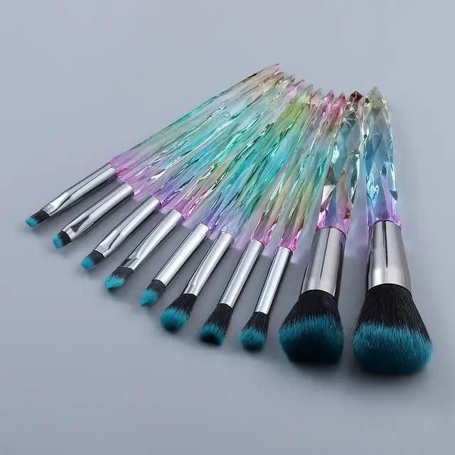 Luxury Cosmic Color Makeup Brushes