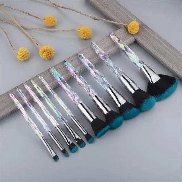 Luxury Cosmic Color Makeup Brushes