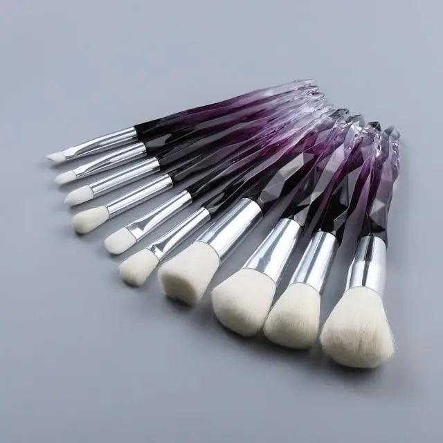 Luxury Cosmic Color Makeup Brushes