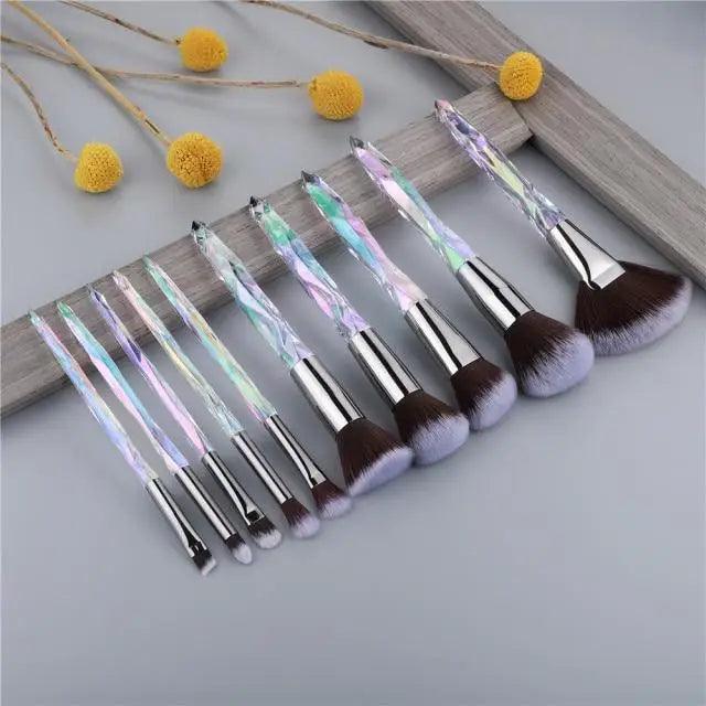 Luxury Cosmic Color Makeup Brushes