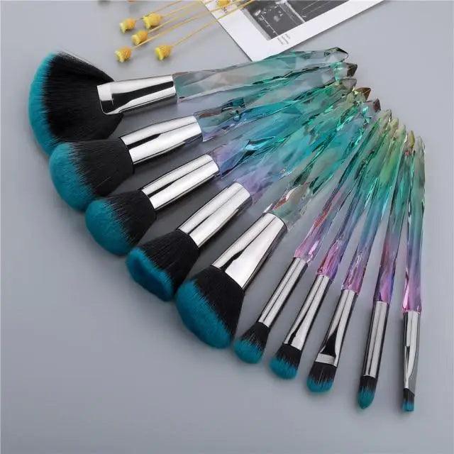 Luxury Cosmic Color Makeup Brushes