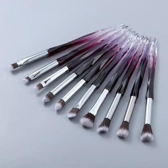 Luxury Cosmic Color Makeup Brushes