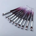 Luxury Cosmic Color Makeup Brushes
