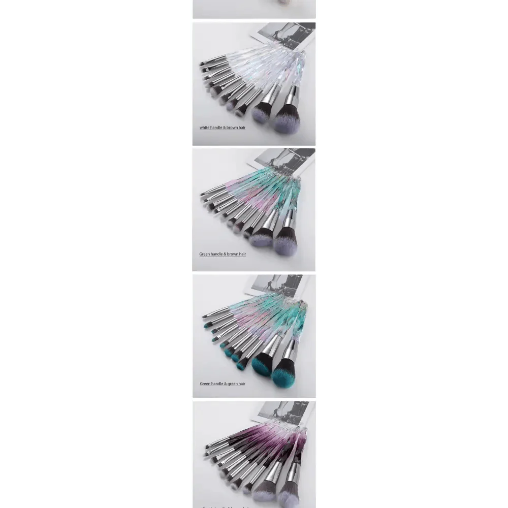 Luxury Cosmic Color Makeup Brushes
