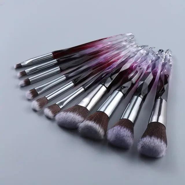 Luxury Cosmic Color Makeup Brushes
