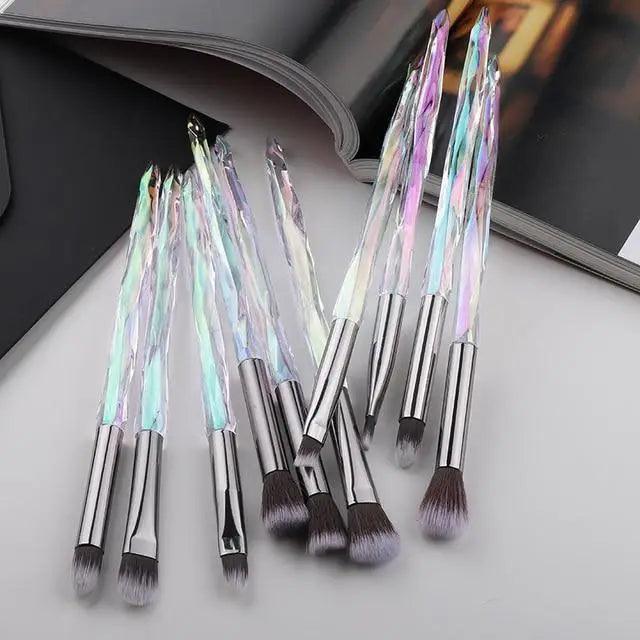 Luxury Cosmic Color Makeup Brushes