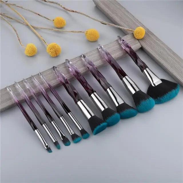 Luxury Cosmic Color Makeup Brushes
