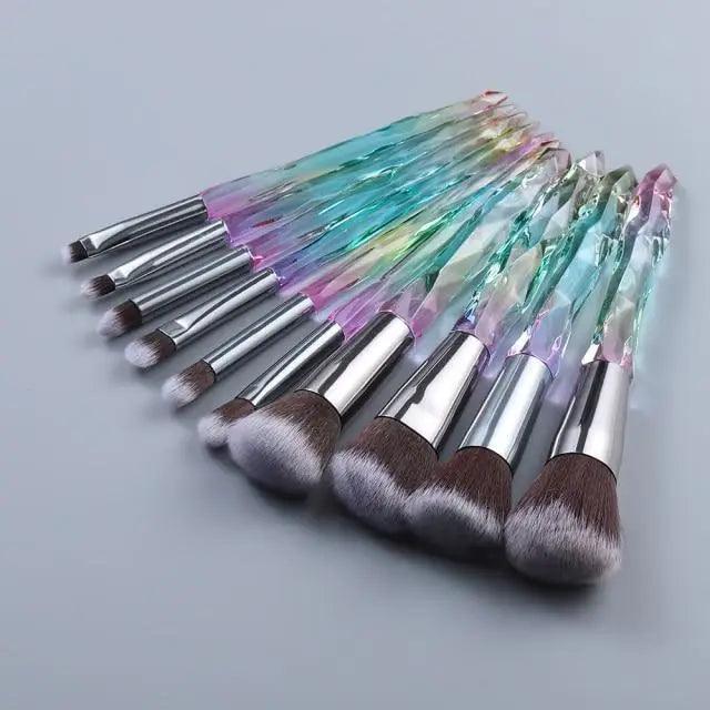 Luxury Cosmic Color Makeup Brushes